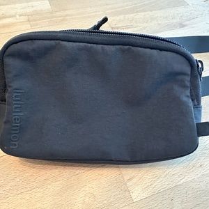 Black lululemon mini belt bag
